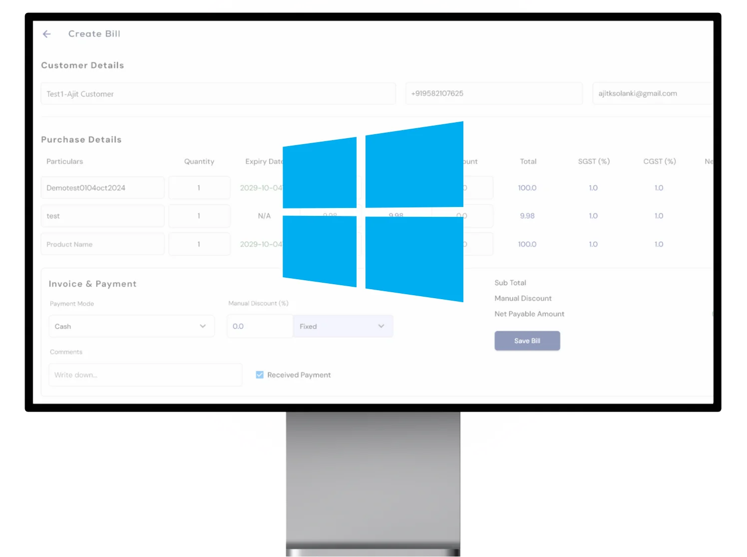 Windows desktop app